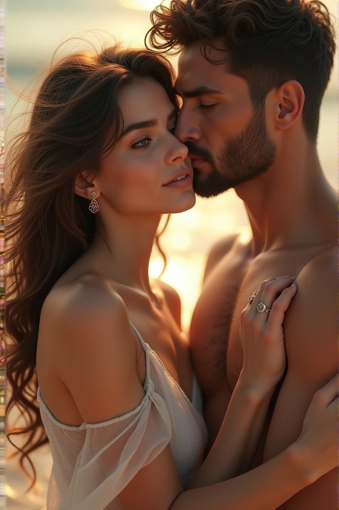 Beautiful woman and a man