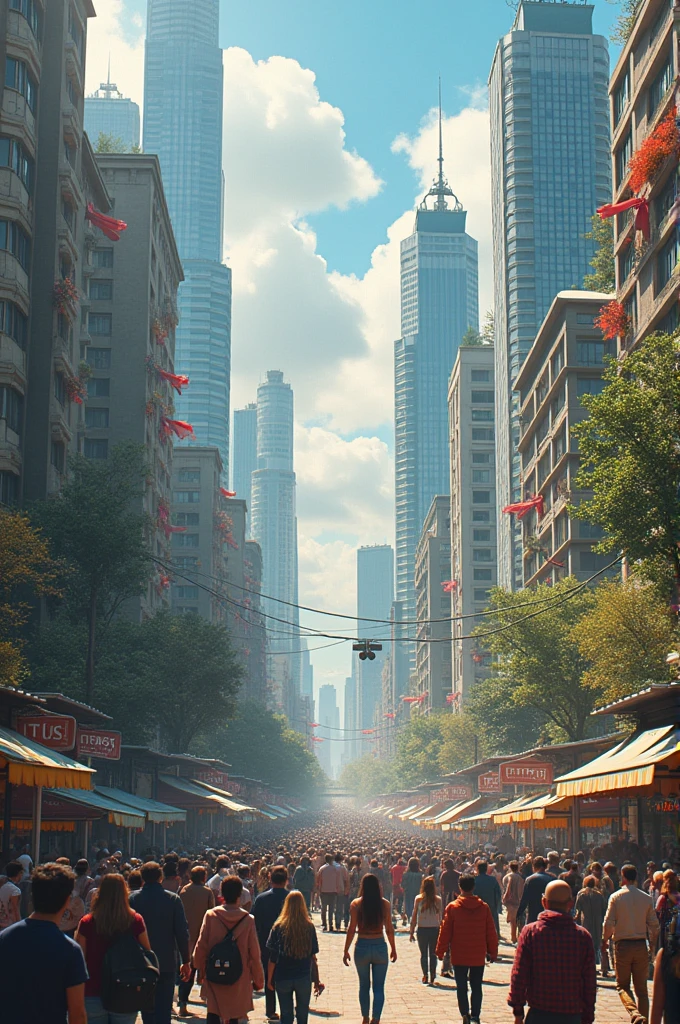 rapidly growing population transitioning to a concerned society