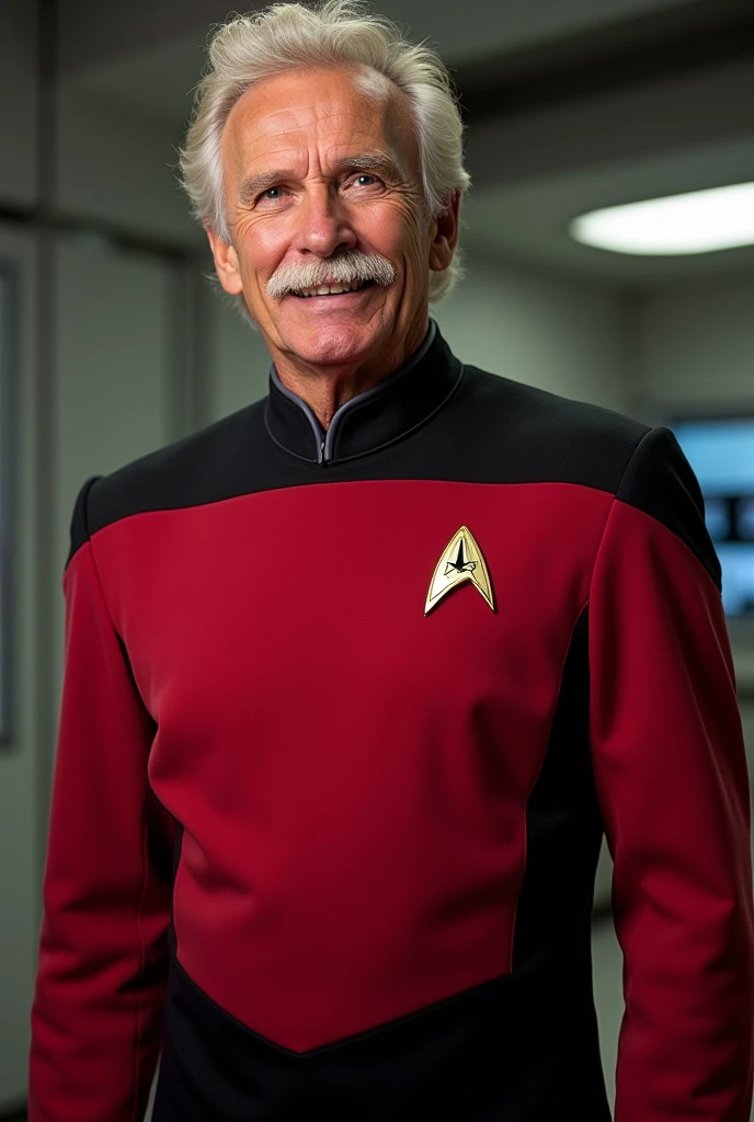 paul hogan in a star trek uniform