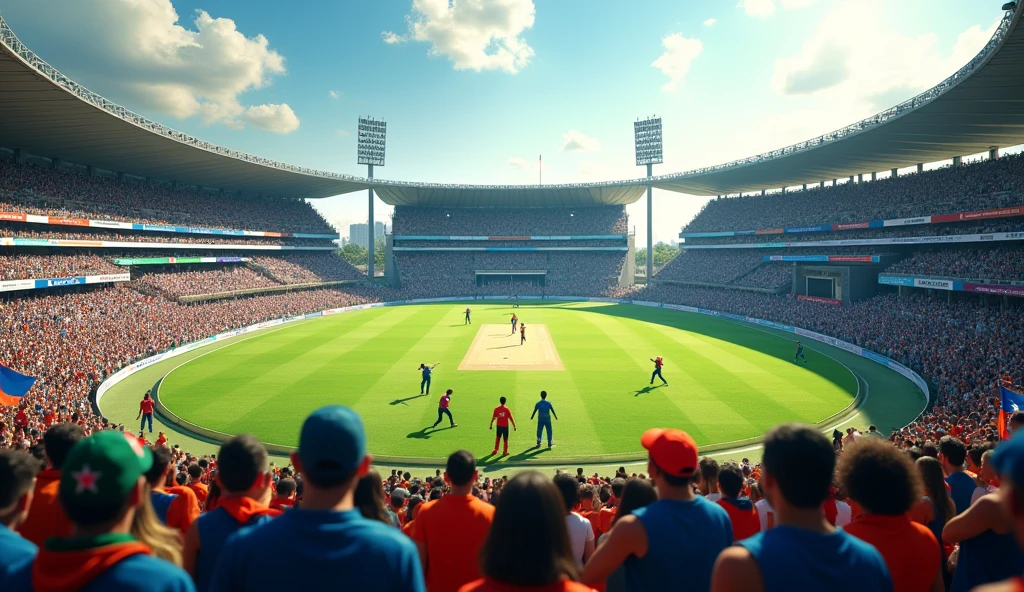 Cricket ground, Audience, India va Pakistan