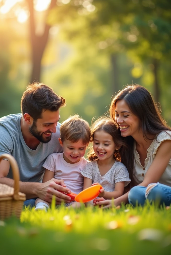 family having fun, 4K