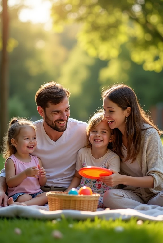 family having fun, 4K
