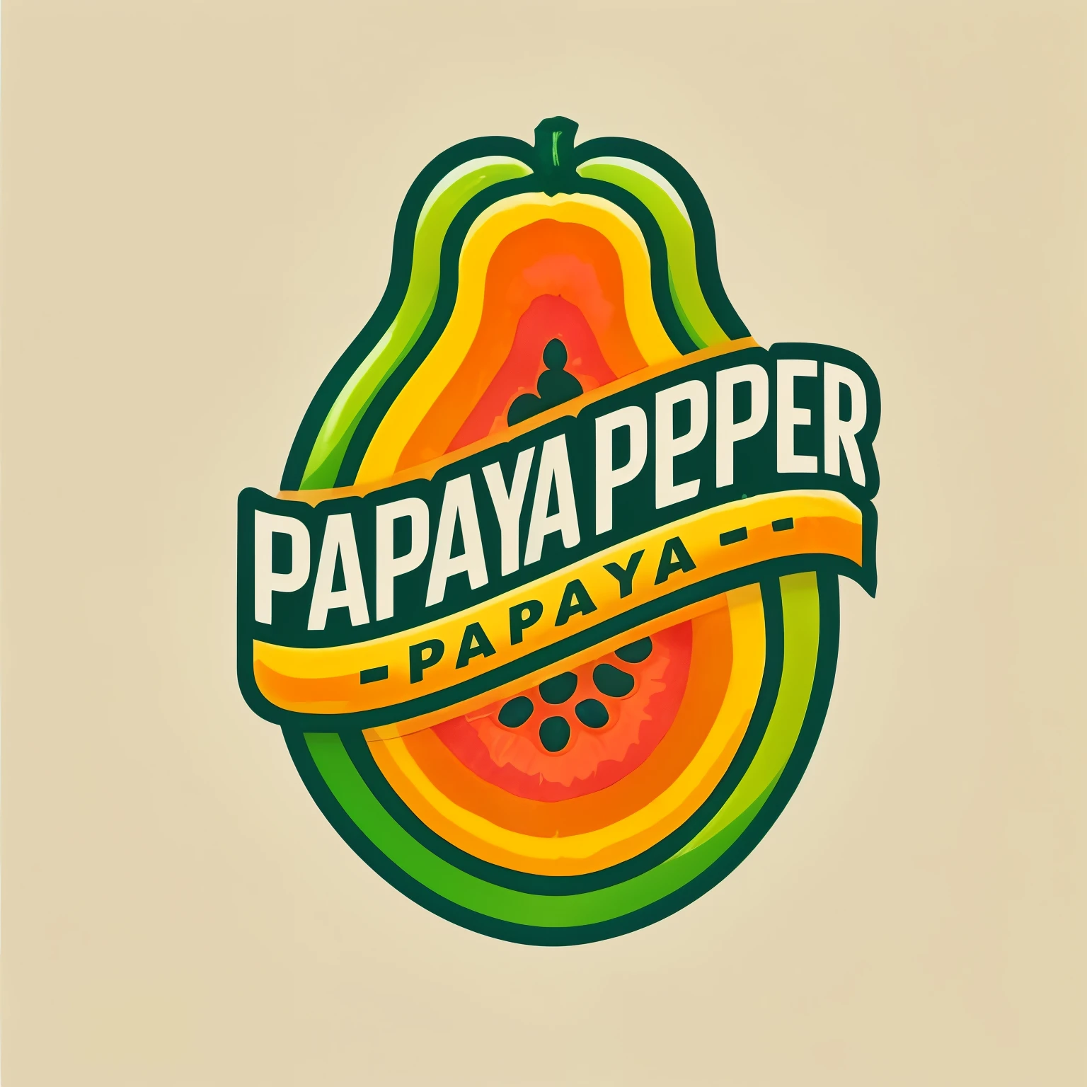 Modify the image and change the name to (papaya pepper) you can keep the colors and remove the name papaya from the bottom
