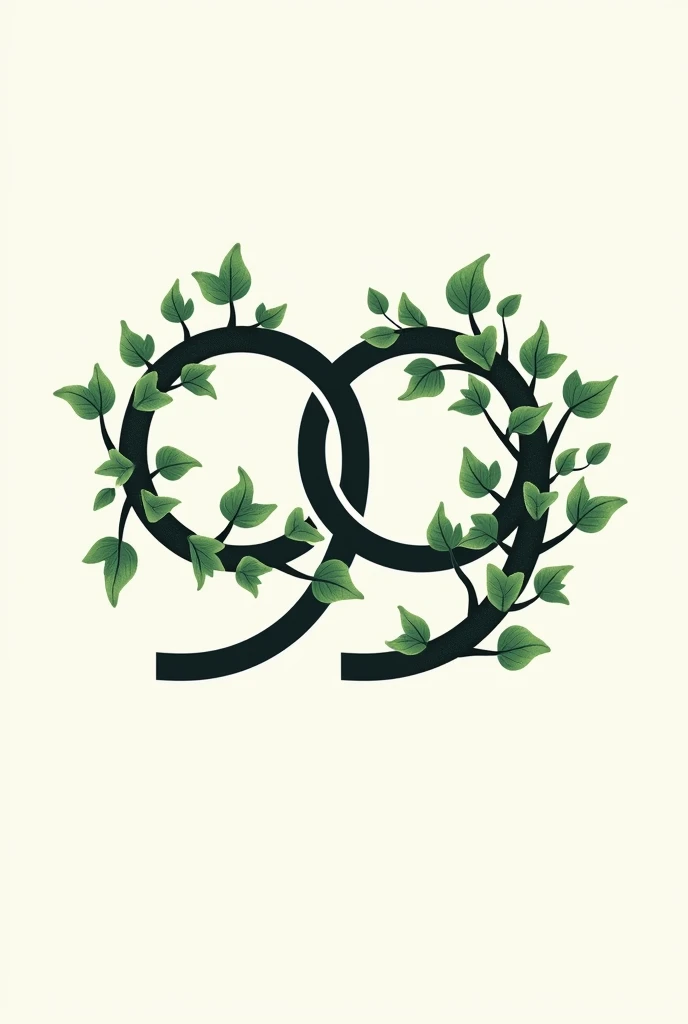 99 logo with a xuxu tree growing around it 
