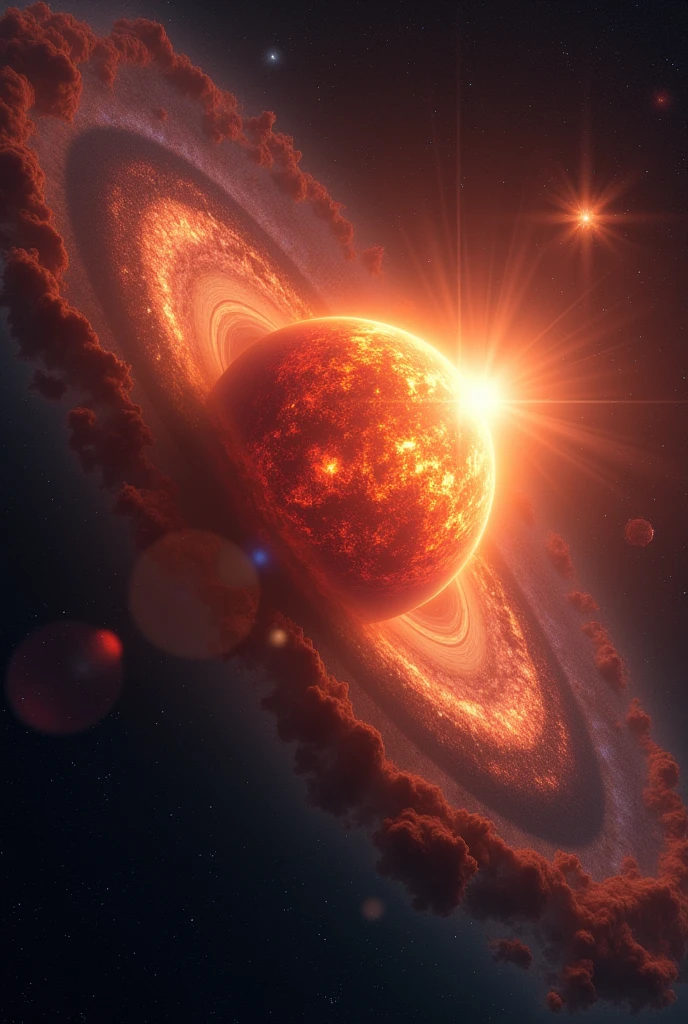 Star UY Scuti and sun and galaxy
Create a universal image