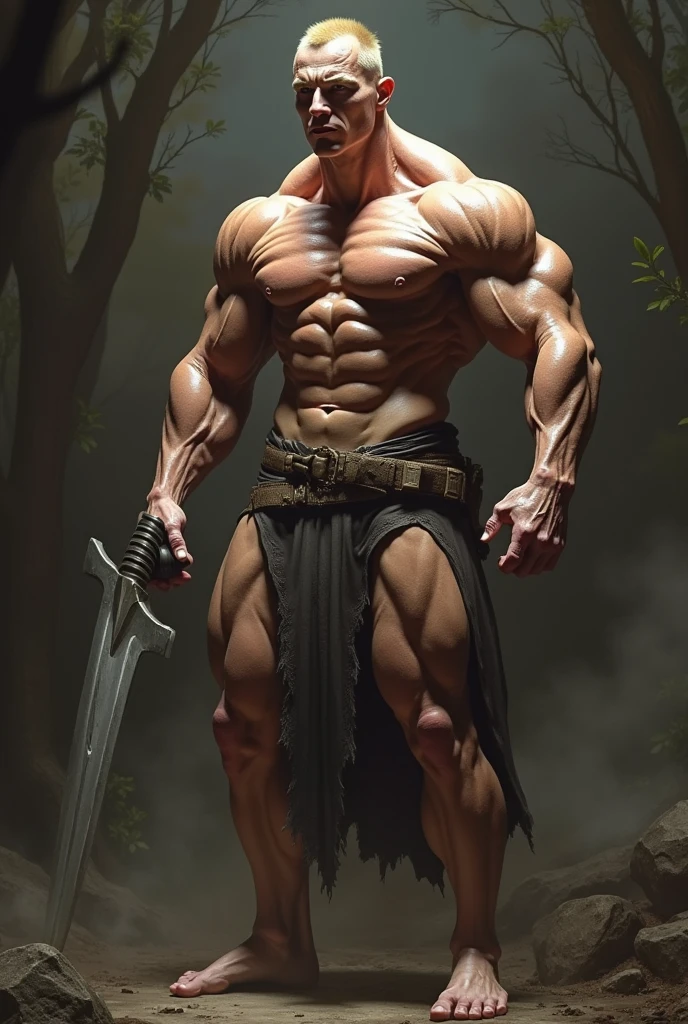 Don't change anything in the image ,just make it muscular