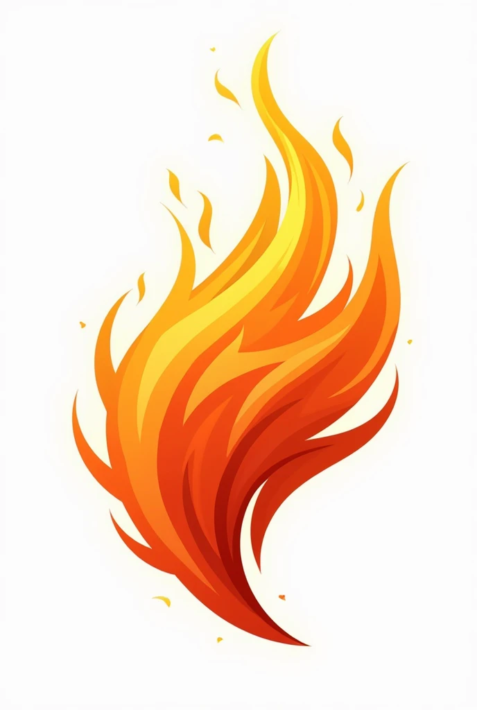 ANIMATED ORANGE FLAME LOGO FOOTBALL ART STYLE HIGHLY DETAILED TEAM LOGO TYPE, com fundo branco