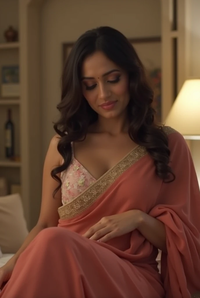 Saw big boob bhabhi having sex with brother-in-law with her legs raised.