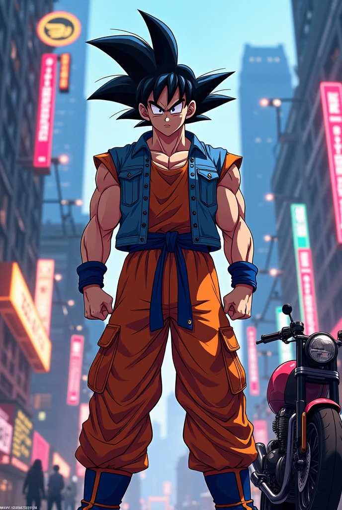 Goku in gta cosplay