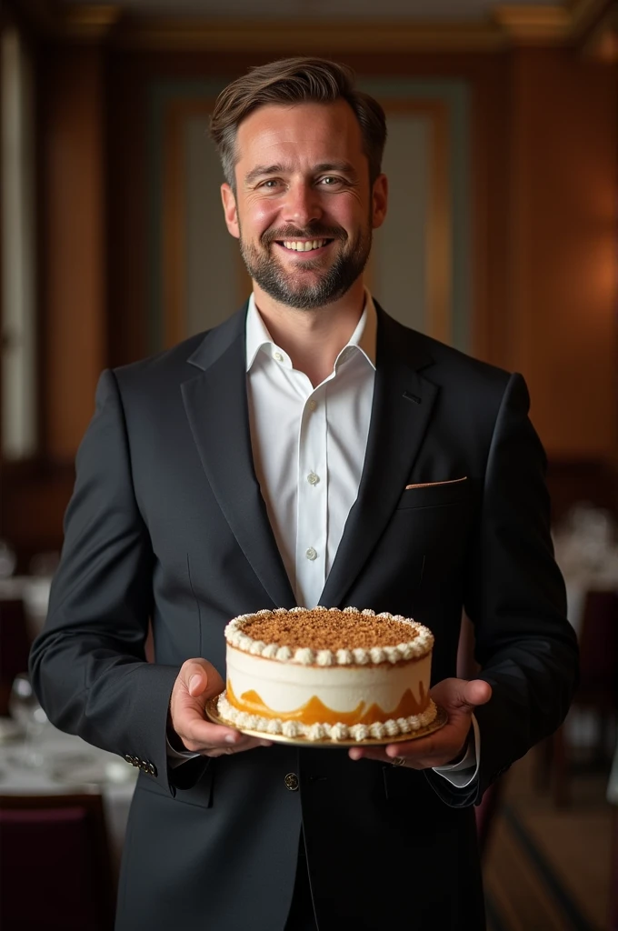 Man with Cake