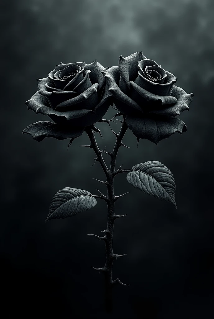 Create a logo for a rock band called "Black Roses"