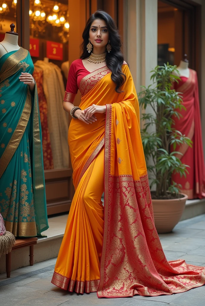 Poster for saree shop