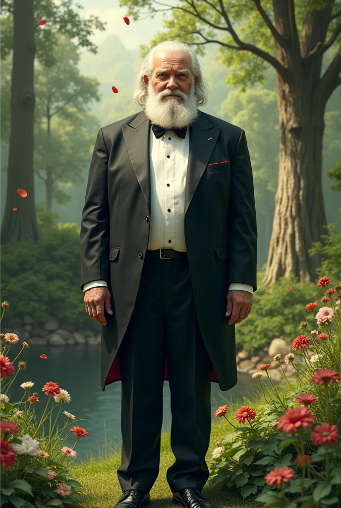 Father nature tuxedo costume