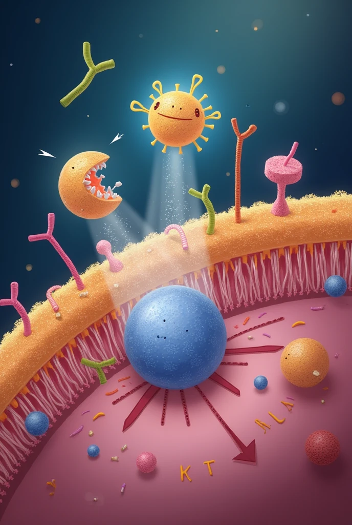 When growth factors, like IGF-1 or insulin, bind to their respective receptors on the cell membrane, activate a signaling cascade that includes the Akt protein (also known as PKB - protein kinase B).