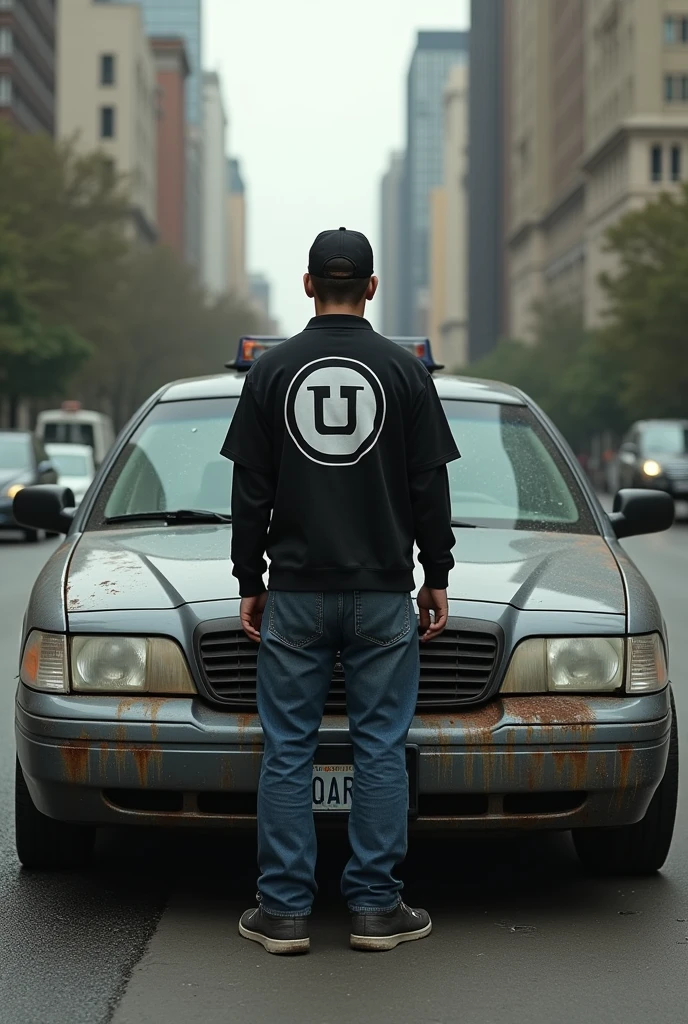 Old car registered with Uber, driver without a license and blocked account, Scam driver who wears Uber to make it clear that there are more Uber drivers than passengers
