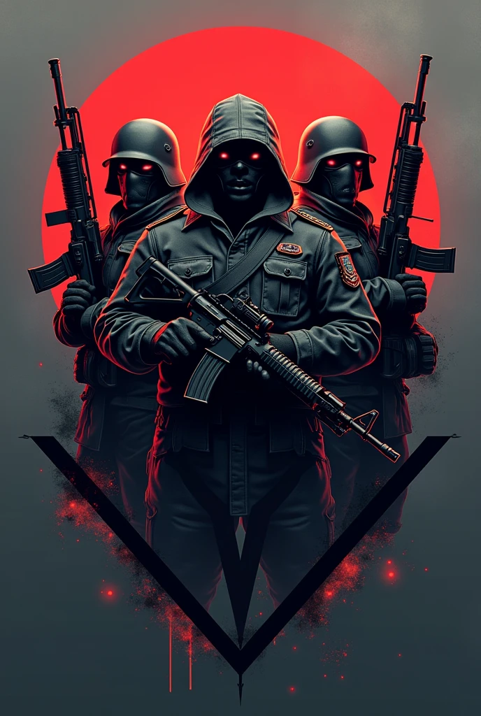Generate a freefire squad player name dictators logo
