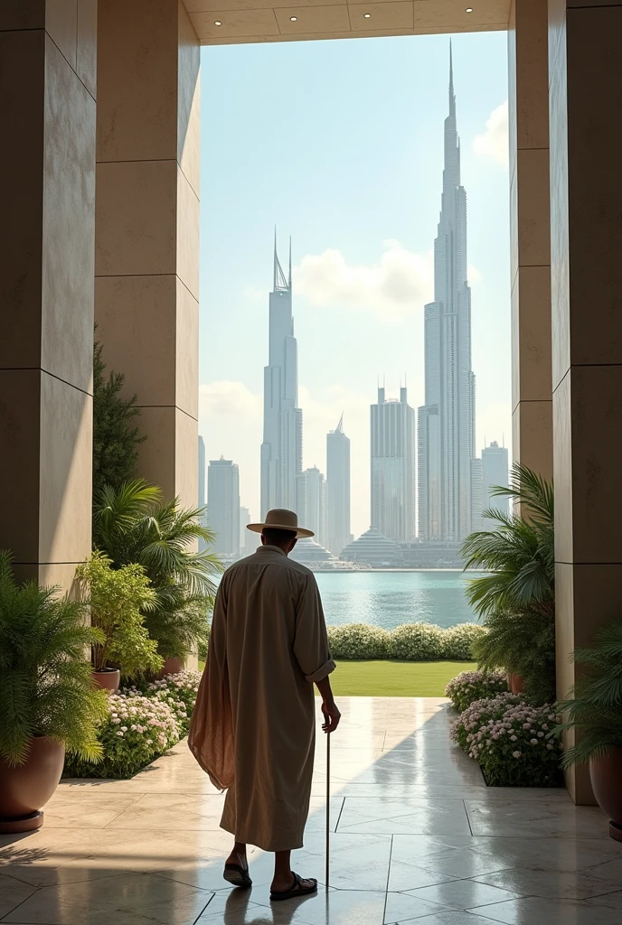 A poor farmer buying flats in Danube properties in Dubai