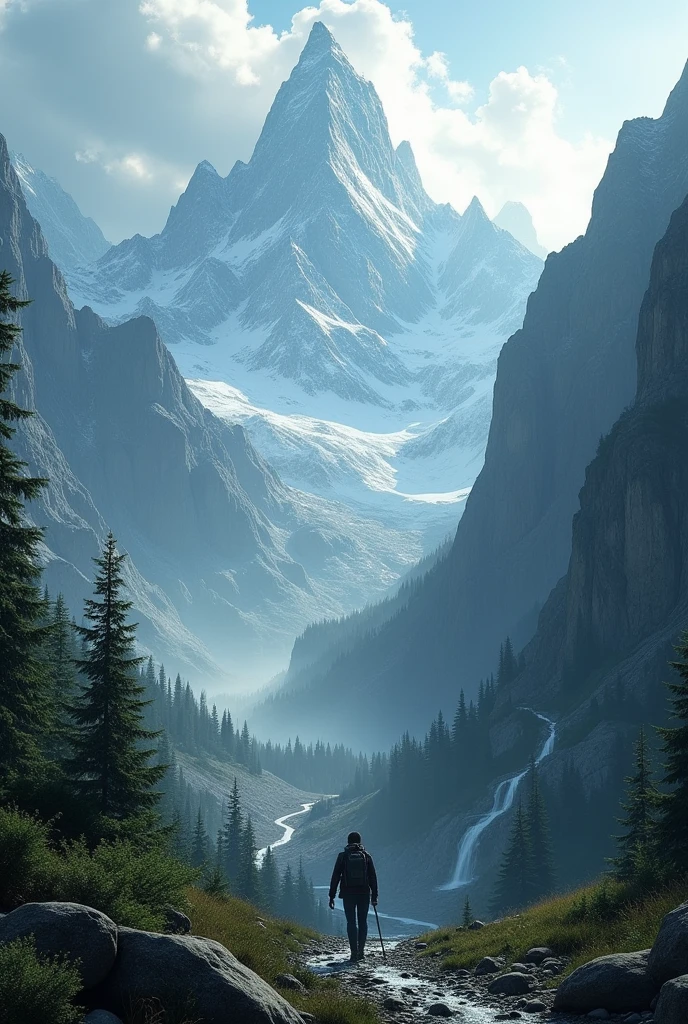 Journey through the mountains