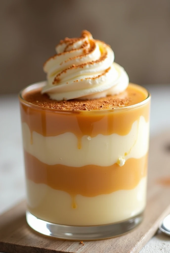 creamy dulce de leche with cottage cheese