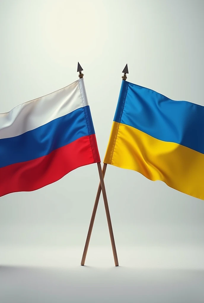 Russia Versus ukraine flag image not humans