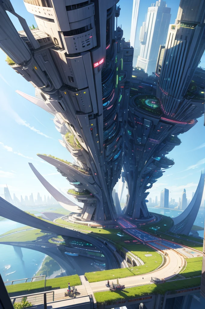 futuristic city