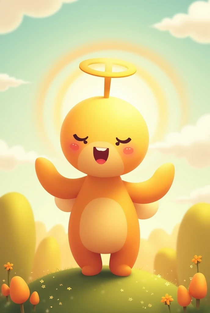 Peace character cartoon