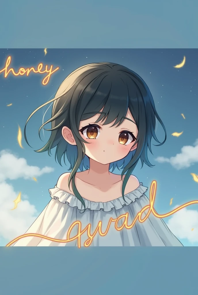 Basic Prompt:"Please add the word 'Honey' to this picture."Specify the Location:"Add the word 'Honey' in the bottom right corner of the picture."Choose a Font and Color:"Write 'Honey' in a cursive font with gold color in the center of the picture."Add Effects:"Please add the word 'Honey' in glowing text at the top of the picture."