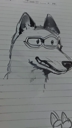 drawing of a dog with a pointy nose. In the style of memecoins like pepe, or ponke. yellow color.
