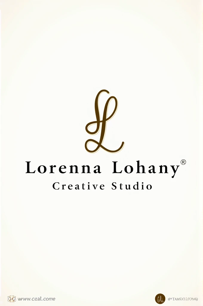 a written logo "Lorenna Lohany"  for my Studio of one 