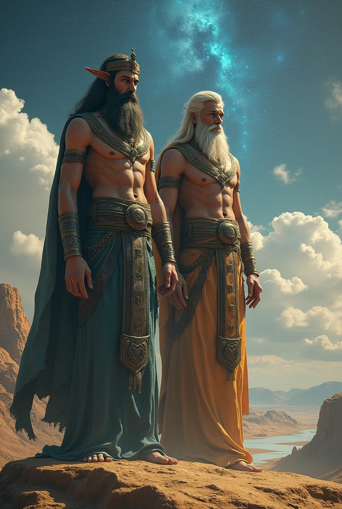 Enki and enlil god realistic
