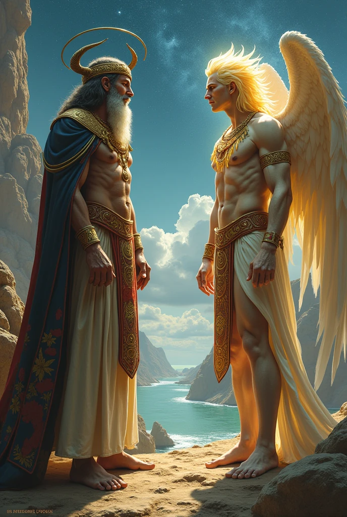 Enki and lucifer god realistic
