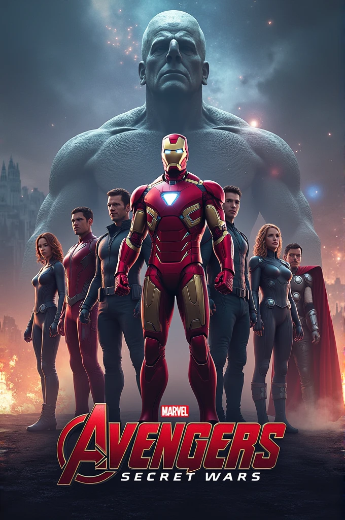 The Avengers Secret Wars 2026 Live Action Poster