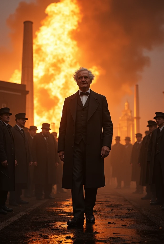 "When on 10 May 1867 a fire broke out in the factory built by Thomas Edison with his entire life's hard work. He immediately reached his factory and instead of running here and there and panicking, he asked the people standing near him to go and call their wives and children. They had never seen such a fire in their lives"