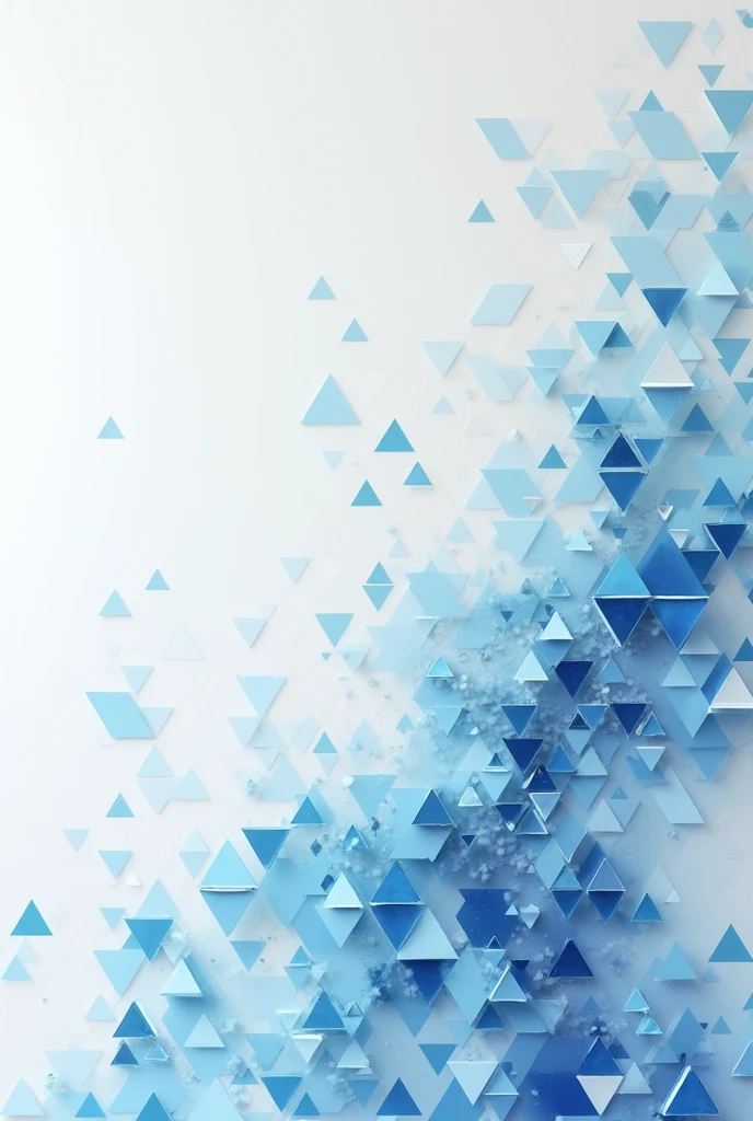Mosaic artwork white and blue theme modern for small wall design
