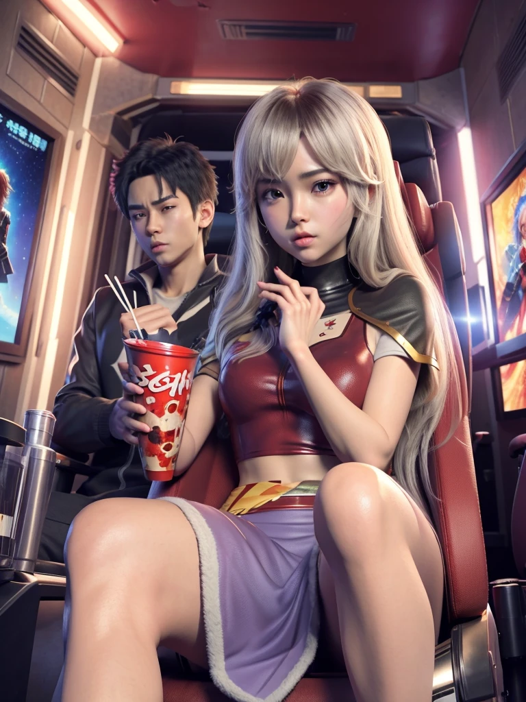 An anime movie poster in the Cinema￼ Create a cinema