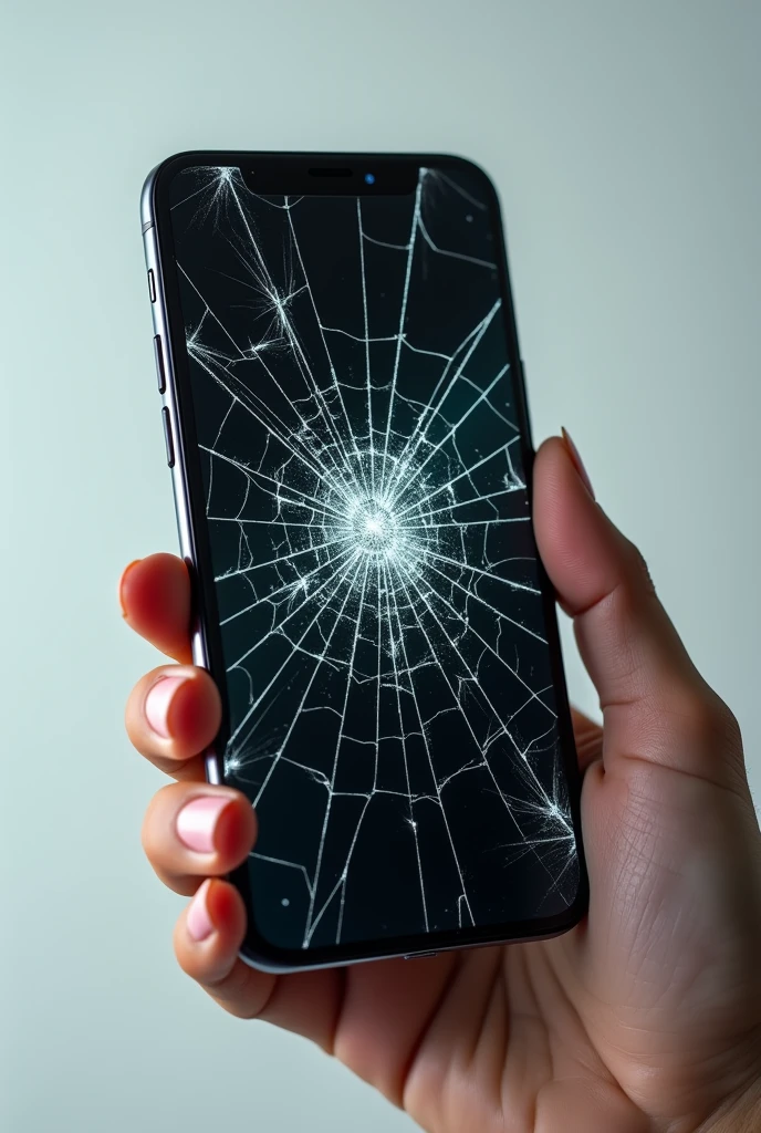 cracked phone