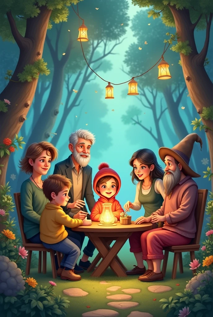 We are five of us