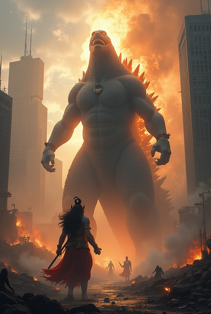 Lorde Shiva vs Godzilla
