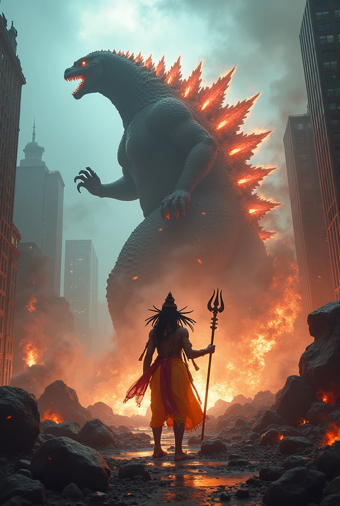 Lorde Shiva vs Godzilla