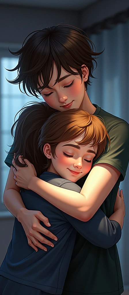 hugging