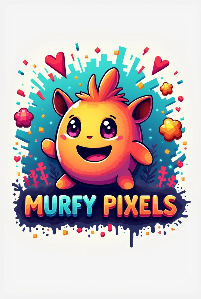 My YouTube channel name is 'Murfy Pixels' create a logo picture for it