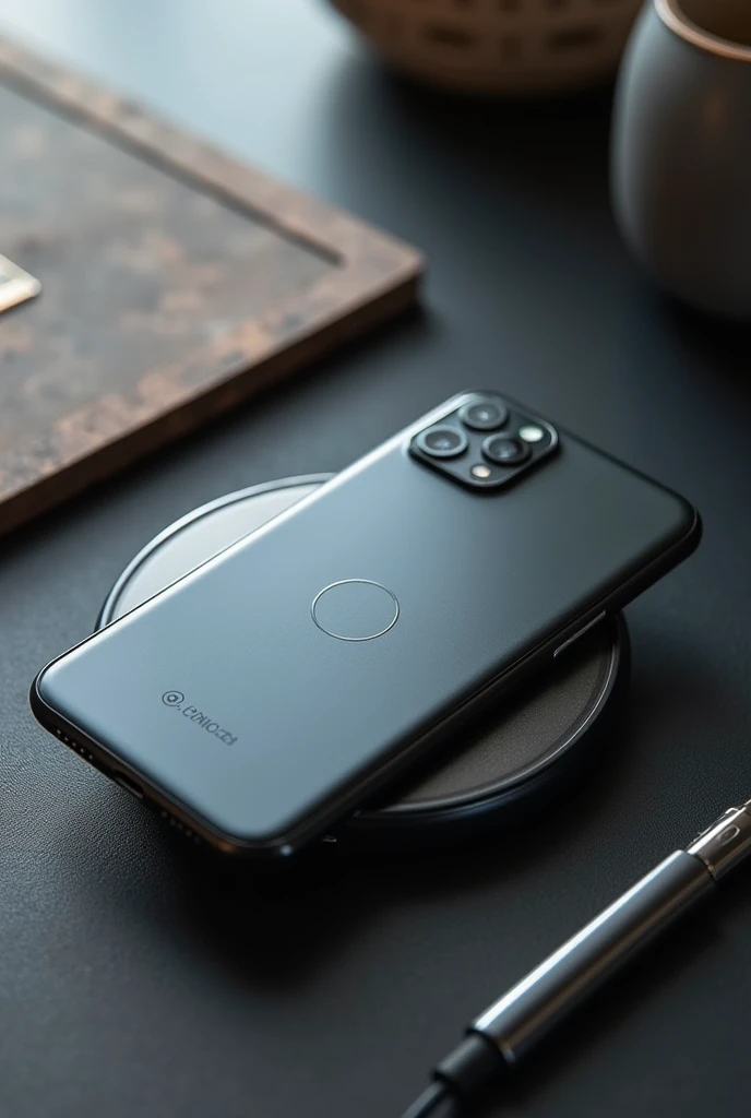 Wireless cell phone charging case
