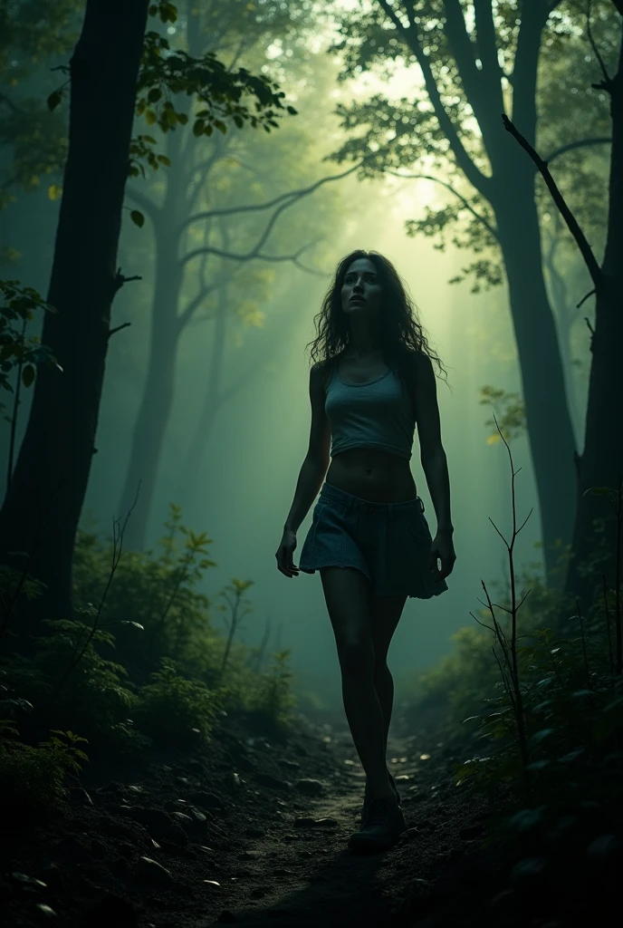 Lea retraced her steps, calling out for Hulk, but there was no response. The forest was growing darker, and Lea felt a wave of worry, but she knew she had to stay calm.