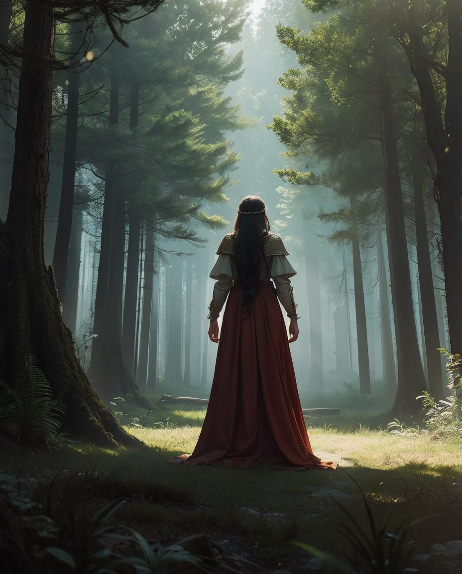 Create an illustrated cover of this story in a 11.518"x8.750" format where the protagonist should appear on the right side of this cover. In the following pages, you will embark on a journey filled with magic, love, and rediscovery. This is the story of Sofia, a young girl whose life changes forever when her beloved grandmother, Clara, decides to move to a secluded place deep in the woods. What begins as a painful separation between two soulmates becomes an epic journey of self-discovery, courage, and connection with nature. The forest in this story is not just a setting, but a character in itself, full of life, mysteries, and ancient powers that have been guarded by generations of guardians. It is a place where time seems to stand still, where trees whisper secrets to the wind, and where the forces of nature intertwine with the hearts of those brave enough to listen.
There was a problem validating the information you provided