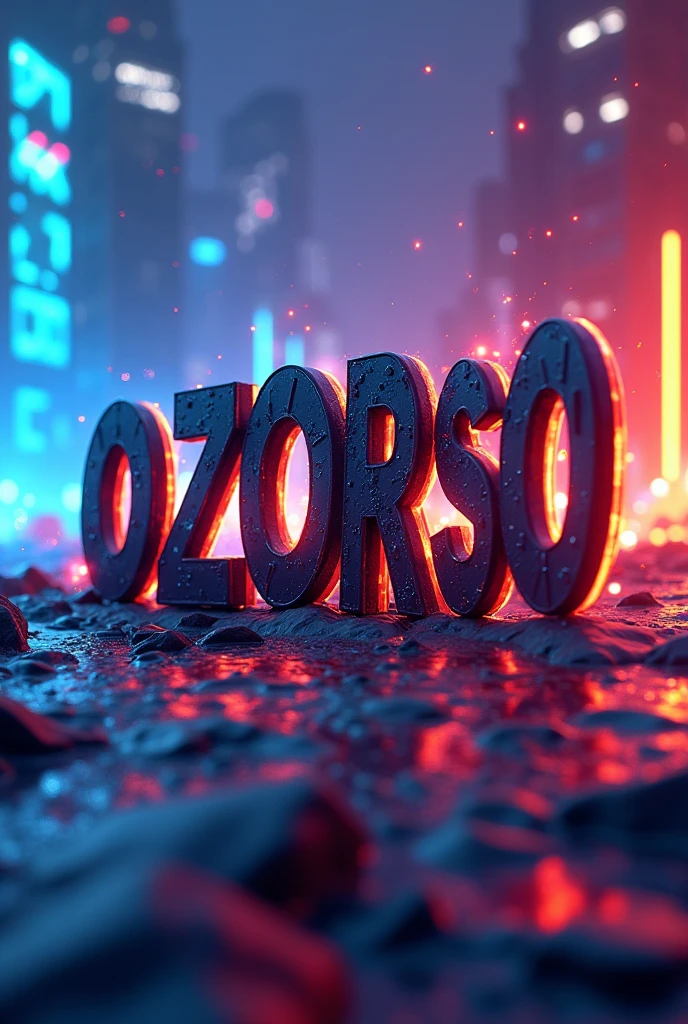 CREATE A STYLIZED TEXT BASED ON THE GAME FORTNITE WITH THE FOLLOWING WRITING:
OZORIOURSO
