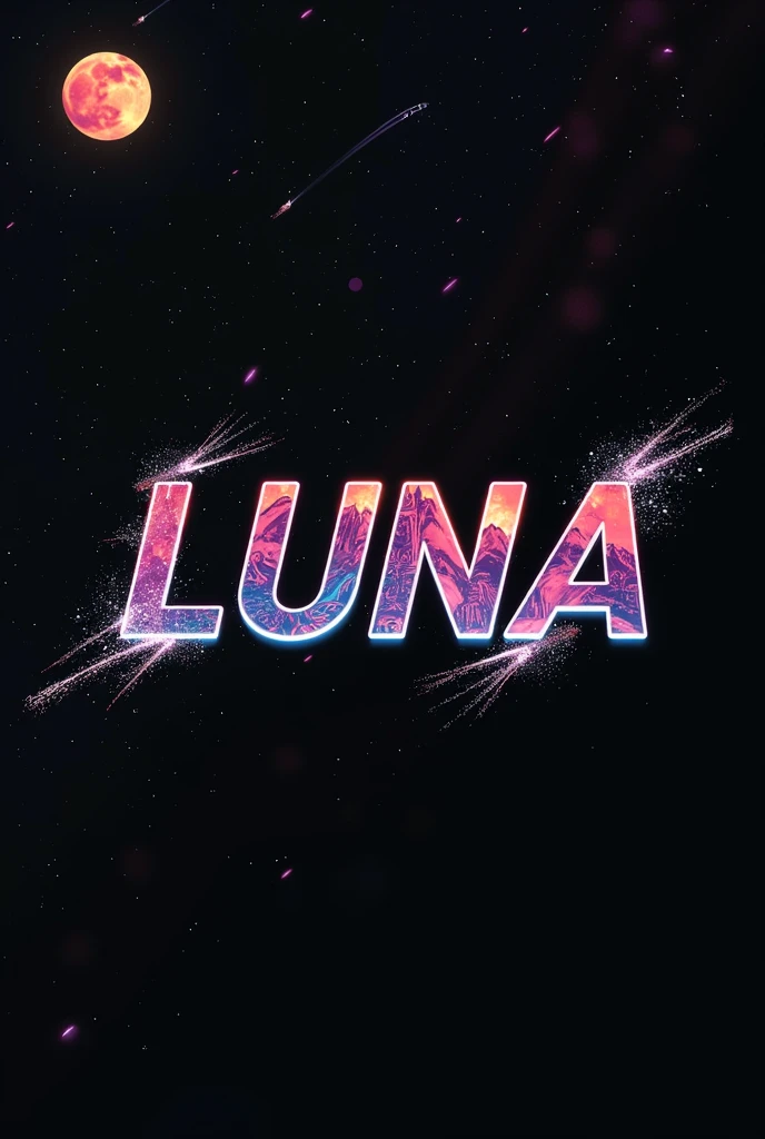 High resolution, logo spelling swiftly “Luna” cool, Jdm theme, anime theme, Cyberpunk vibe name spelling, brand logo, logo for tshirt, brand logo “LUNA”, neon vibes, acid trip vibes, acid trip, shooting stars, acid trip inside “LUNA”, acid trip, hallucinations inside “LUNA”, Waves of hallucinations, purple, techno hallucinations inside “LUNA”, Acid trip hallucinations inside “LUNA” , Waves of hallucinations inside “LUNA, splash of purple, crazy unique, silver stardust