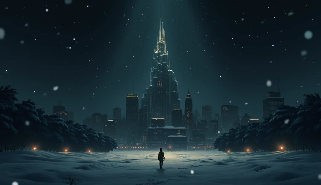 winter, snow, skyline fields, day, no people, In the style of Makoto Shinkai。master piece, ultra detail, precision, ultra-realistic,
