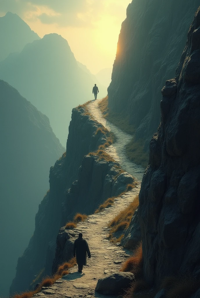 The path to Christ is an ascending and narrow path