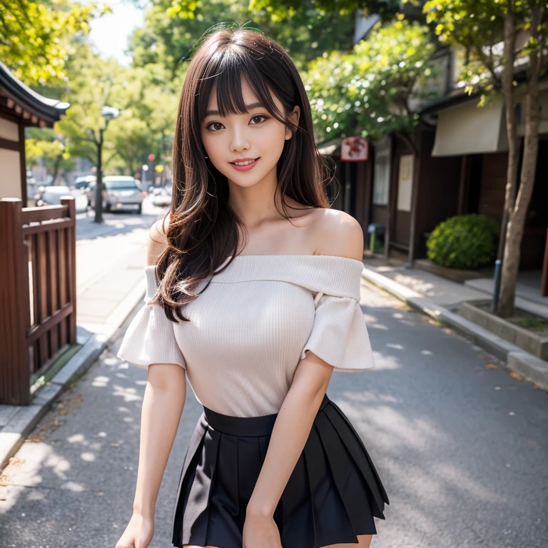 Sexy young lady. We create three centers、, Silver hair, Floating hair, Surrealism, Expressionism, Blurry, First Person View, Ticker, retina, Mastepiece, Curate, Anatomically correct, Textured skin, Super Detail, High detail, High quality, Awards, Best Quality, High resolution, 8K(Real、Photorealistic:1.37)、(masterpiece)、(highest quality:1.4)、(超High resolution:1.2)、(Live Shooting:1.2)、(Sharp Focus:1.3)、(Face focus:1.2)、Highly detailed cute girl、、((Skirt lift by yourself)))、(I lifted it myself)、panties、pantiesフォーカス、Wearing a frilly shirt、blush、Parted lips、(large crowd)、(Crowded city)、Wavy Hair、Bright red lipstick、A sloppy smile、Beautiful feet、skinny、Face focus、Nipples、Elegant、(Upper body:1.2)、(1 Girl:1.3)、Very cute and beautiful、(Light grin:1.3)、(Shiny brown hair:1.3)、Looking at the audience、Small Tits(Small breasts)、Flat chest、Daytime