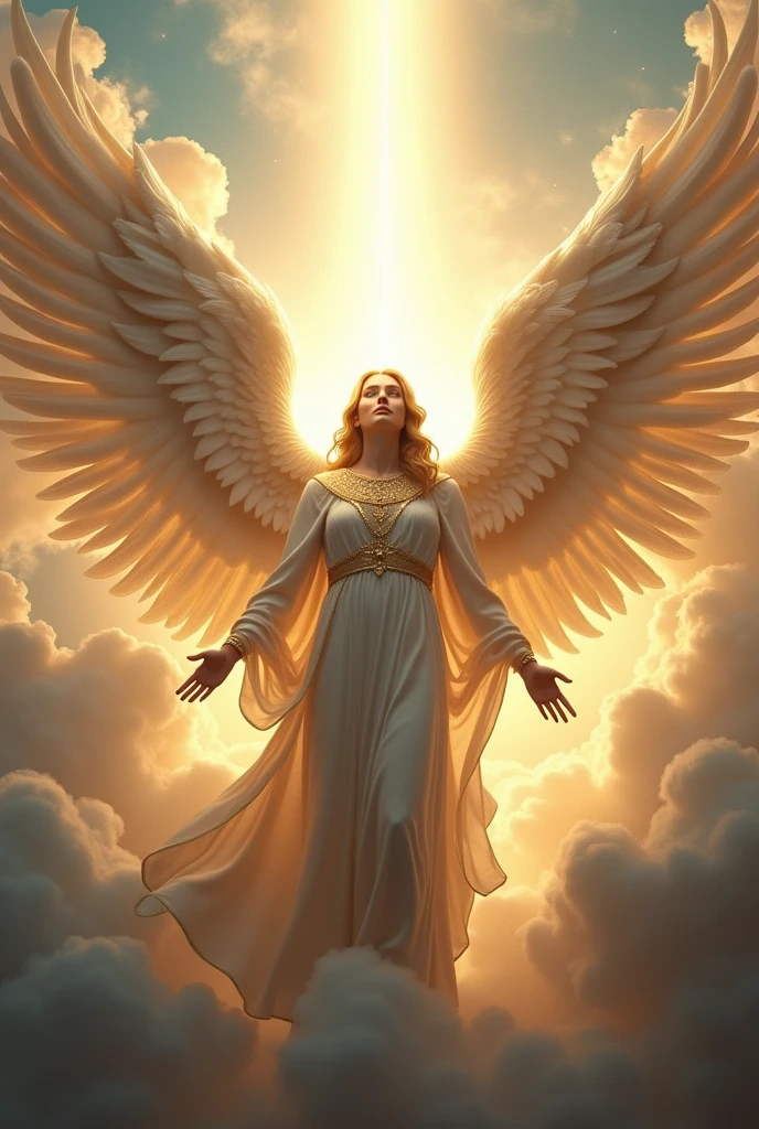 I want an epic image of the angel gabriel